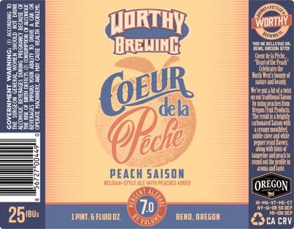 Worthy Brewing Releasing Coeur de la Peche & Kama Citrus IPA 8 worthy-coeur-de-la-peche