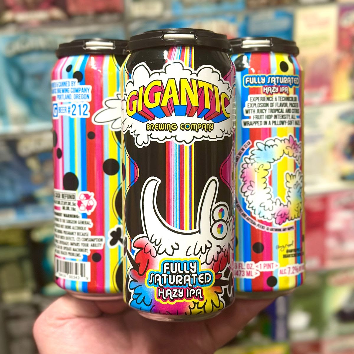 Gigantic Releasing Fully Saturated Hazy IPA Gigantic Releasing Fully Saturated Hazy IPA