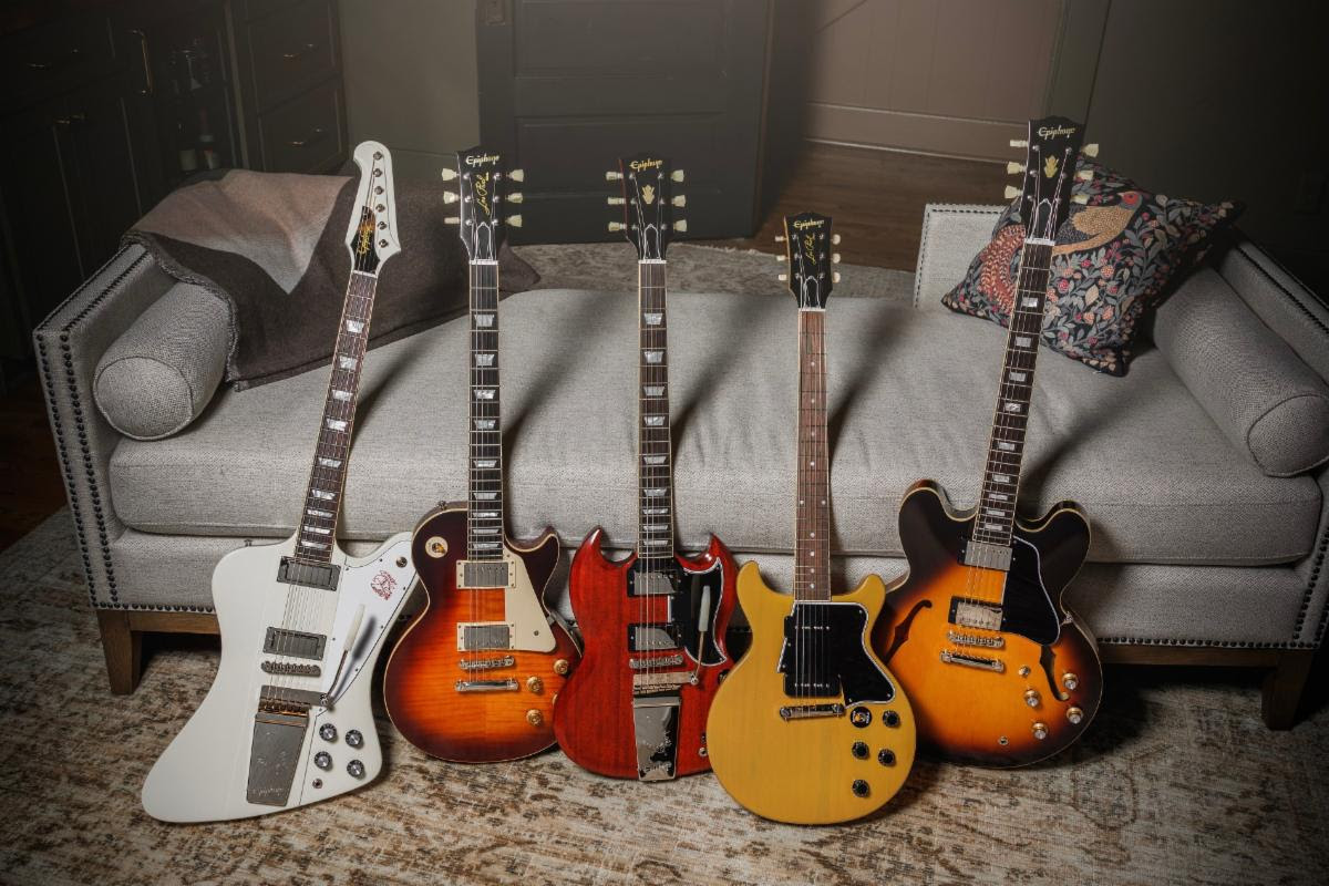 Epiphone Expands Inspired by Gibson Custom with Eight Reissues of Iconic Vintage Gibson Guitars, New and Upgraded for 2025 Epiphone Expands Inspired by Gibson Custom with Eight Reissues of Iconic Vintage Gibson Guitars, New and Upgraded for 2025