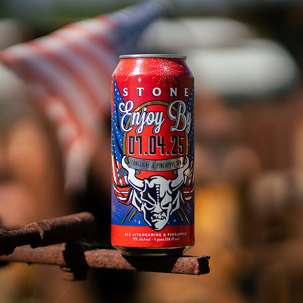 Stone Releasing Enjoy By 07.04.25 Tangerine & Pineapple IPA Stone Releasing Enjoy By 07.04.25 Tangerine & Pineapple IPA