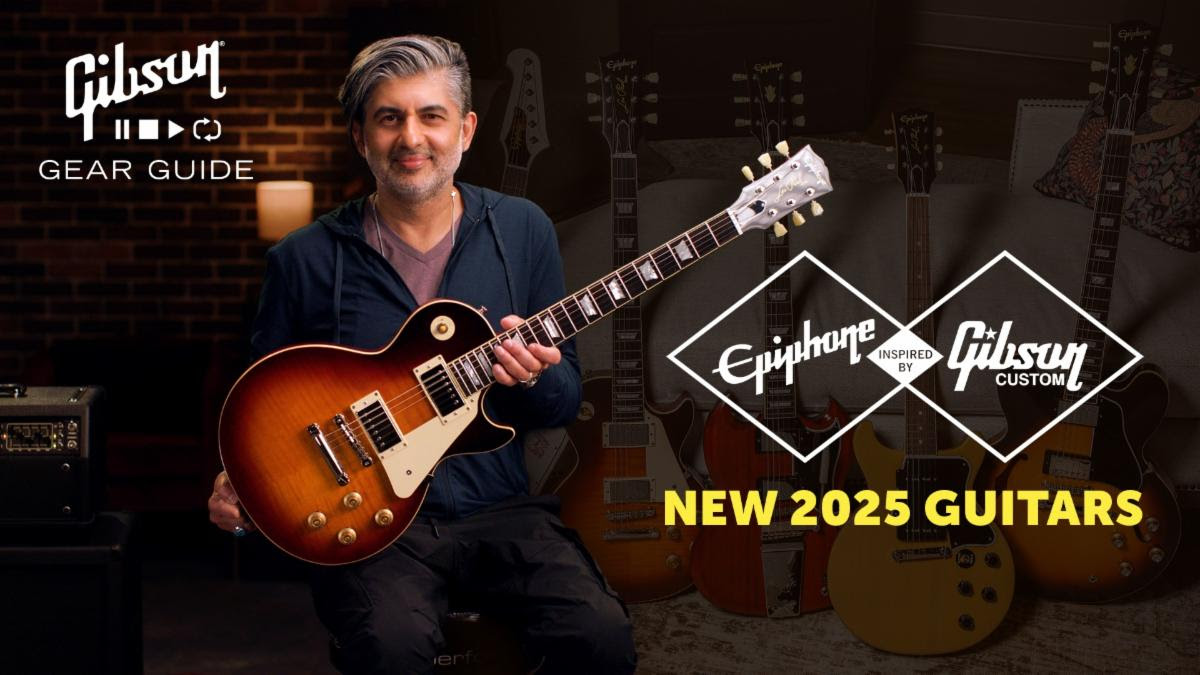 Epiphone Expands Inspired by Gibson Custom with Eight Reissues of Iconic Vintage Gibson Guitars, New and Upgraded for 2025 Epiphone Expands Inspired by Gibson Custom with Eight Reissues of Iconic Vintage Gibson Guitars, New and Upgraded for 2025