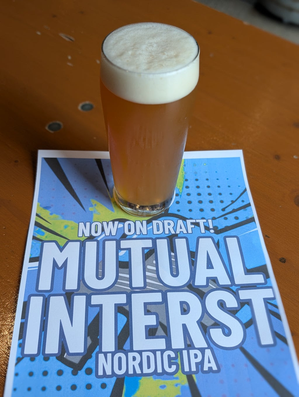 Idle Hands Releasing Mutual Interest Nordic IPA Idle Hands Releasing Mutual Interest Nordic IPA