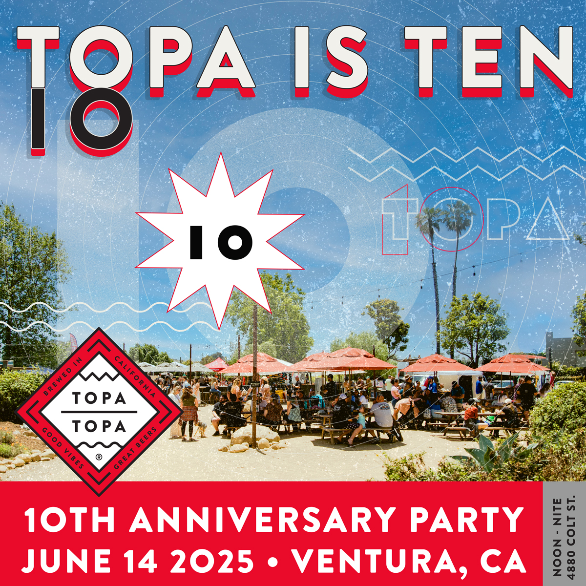 Topa Topa’s 10th Anniversary Carnival & Concert celebrates partnerships, craft beer, and you Topa Topa’s 10th Anniversary Carnival & Concert celebrates partnerships, craft beer, and you