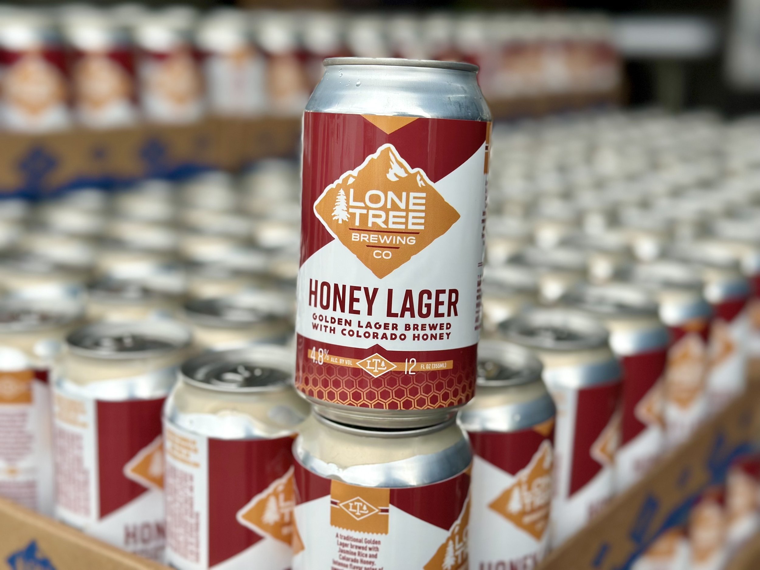 Lone Tree Brewing Honey Lager Hits Cans For Spring 8 Honey Lager 1