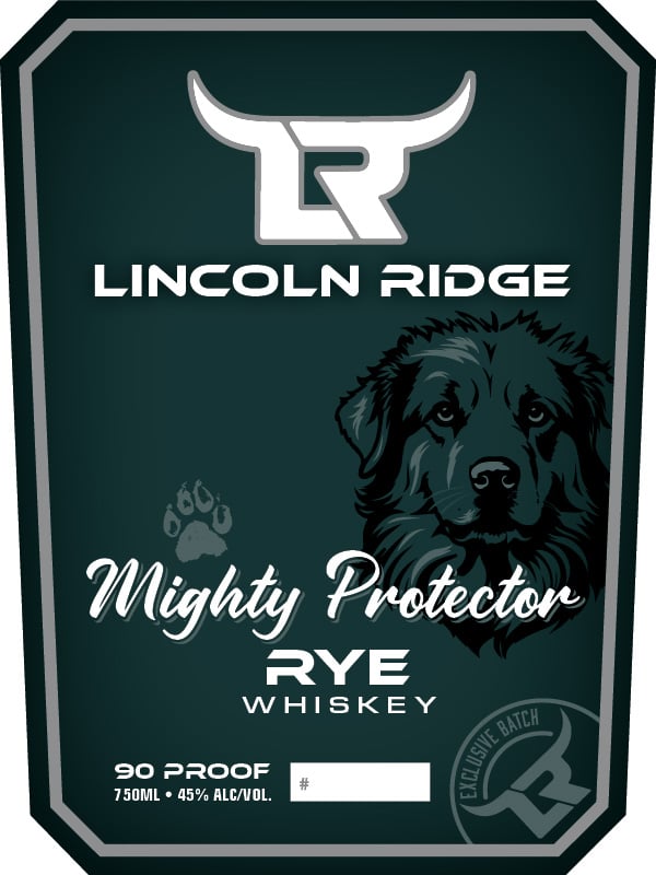 Lincoln Ridge Might Protector Rye Whiskey Lincoln Ridge Might Protector Rye Whiskey