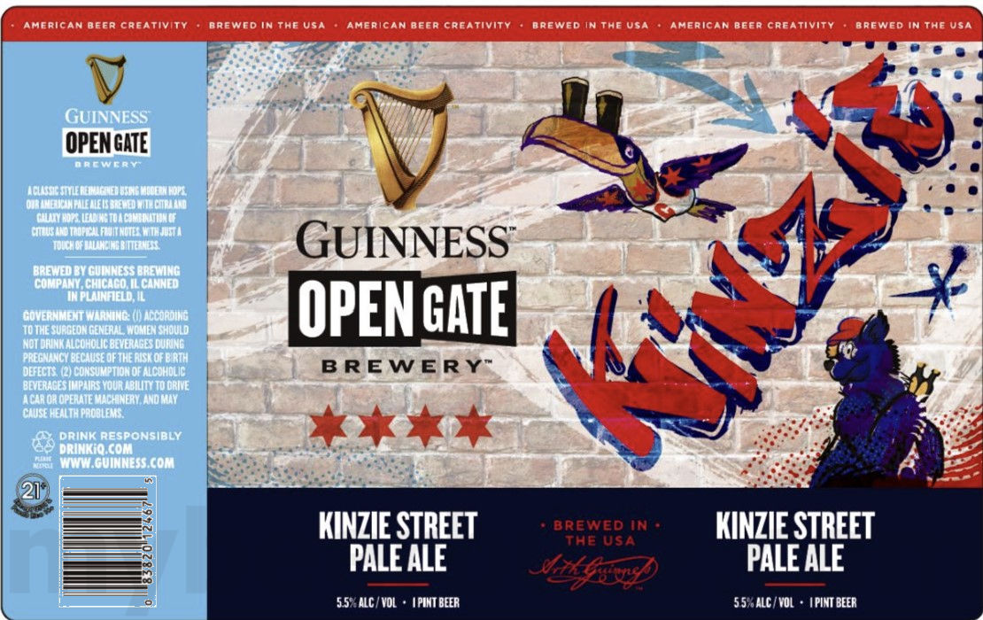 Guinness Open Gate Working On Kinzie Street Pale Ale & Corn Maize Cream Ale Guinness Open Gate Working On Kinzie Street Pale Ale & Corn Maize Cream Ale