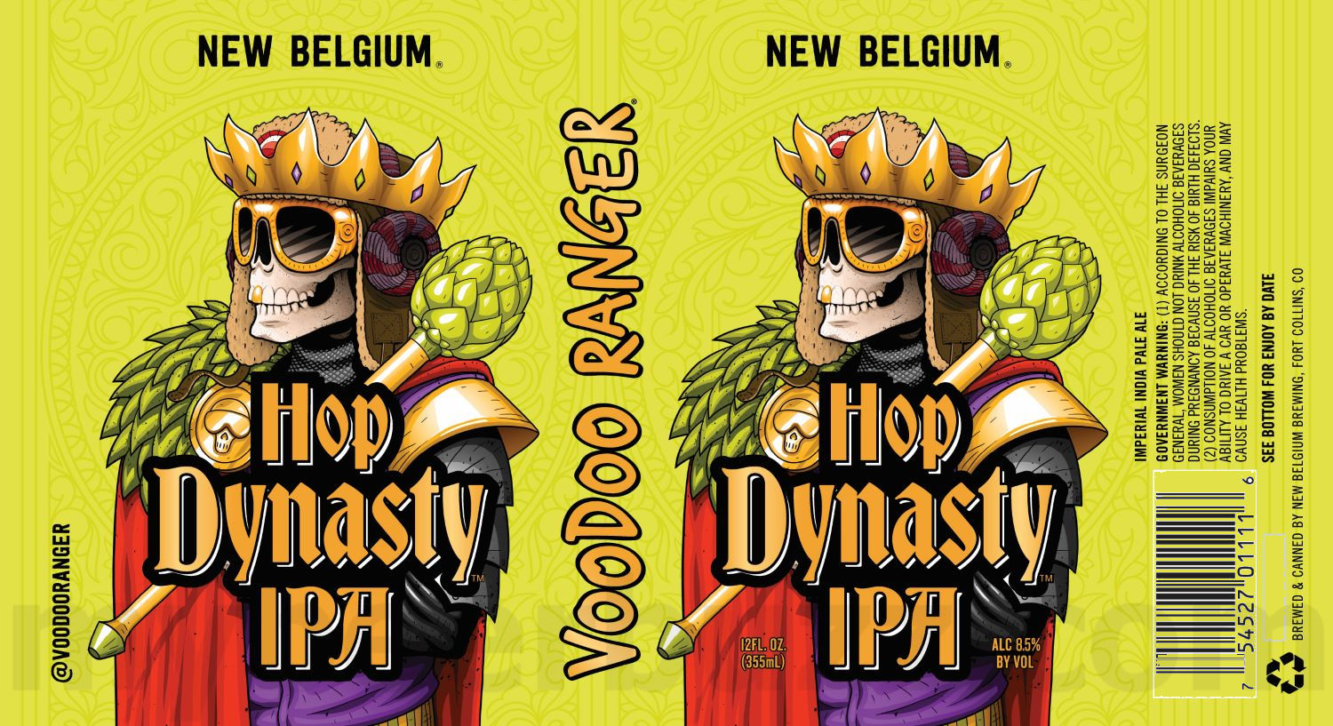 New Belgium Working On Voodoo Ranger Hop Dynasty IPA & Voodoo Ranger Citrus Slayer IPA New Belgium Working On Voodoo Ranger Hop Dynasty IPA & Voodoo Ranger Citrus Slayer IPA