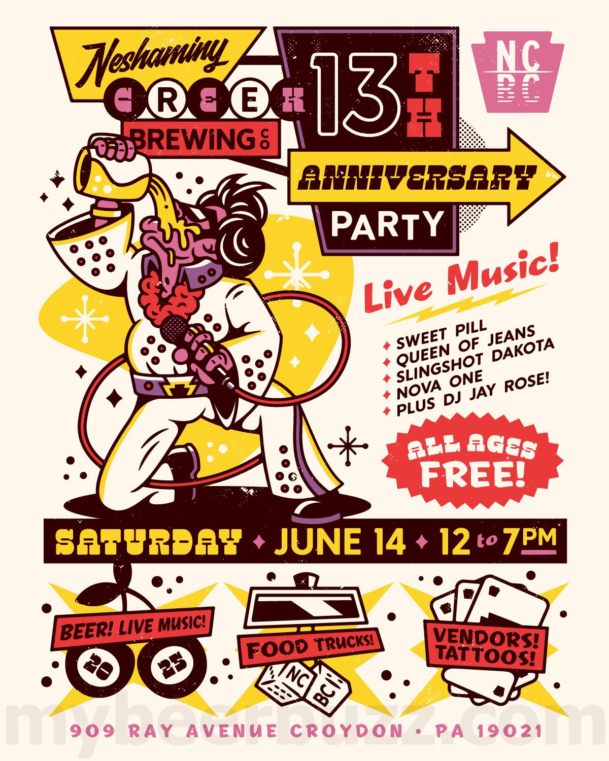 Lucky 13! Neshaminy Creek Throws Free Concert & Party to Celebrate Anniversary - June 14 Lucky 13! Neshaminy Creek Throws Free Concert & Party to Celebrate Anniversary - June 14