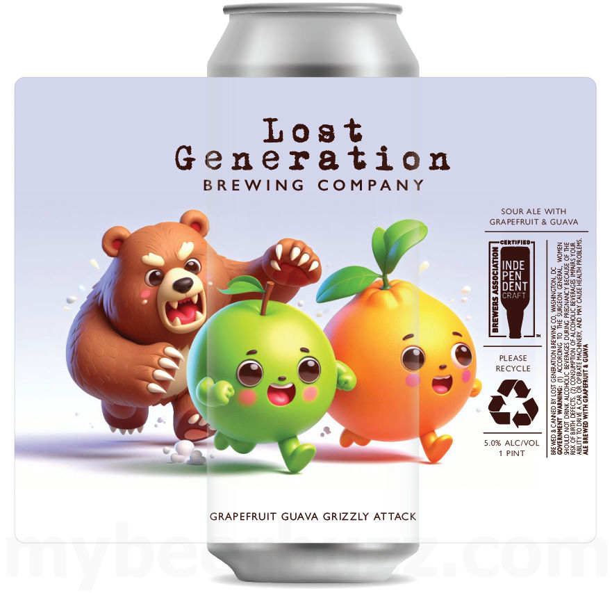 Lost Generation Brewing Adding Grapefruit Guava Grizzly Attack Lost Generation Brewing Adding Grapefruit Guava Grizzly Attack