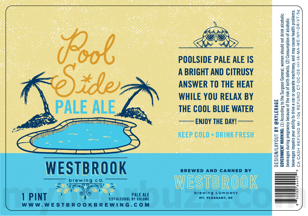 Westbrook Brewing Adding Pool Side Pale Ale Cans Westbrook Brewing Adding Pool Side Pale Ale Cans
