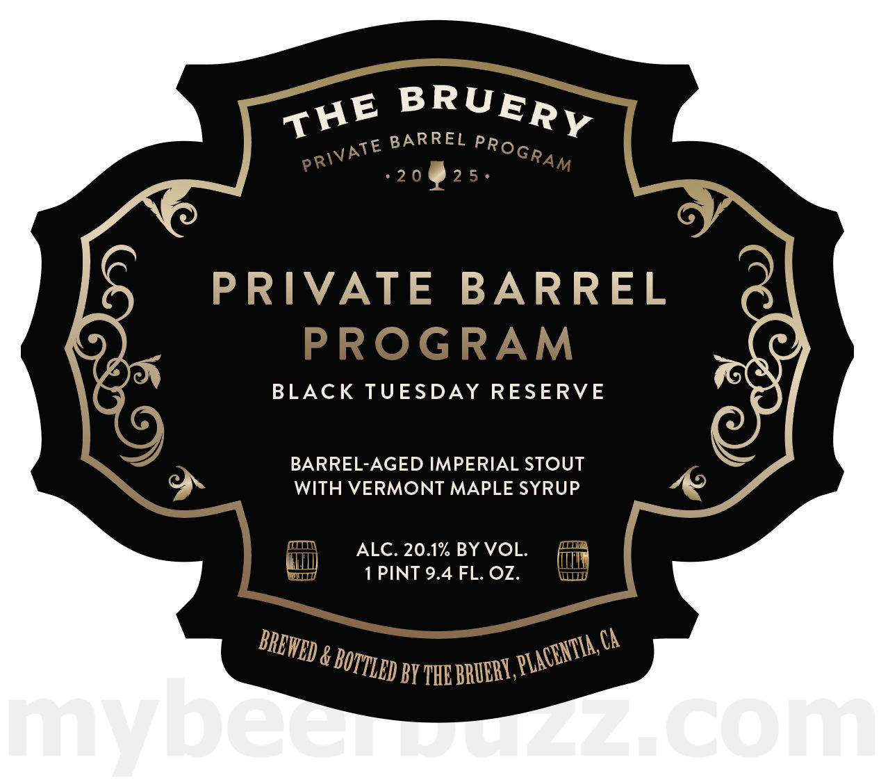 The Bruery Adding 2025 Private Barrel Program Black Tuesday Reserve–20.3%-AbV The Bruery Adding 2025 Private Barrel Program Black Tuesday Reserve–20.3%-AbV