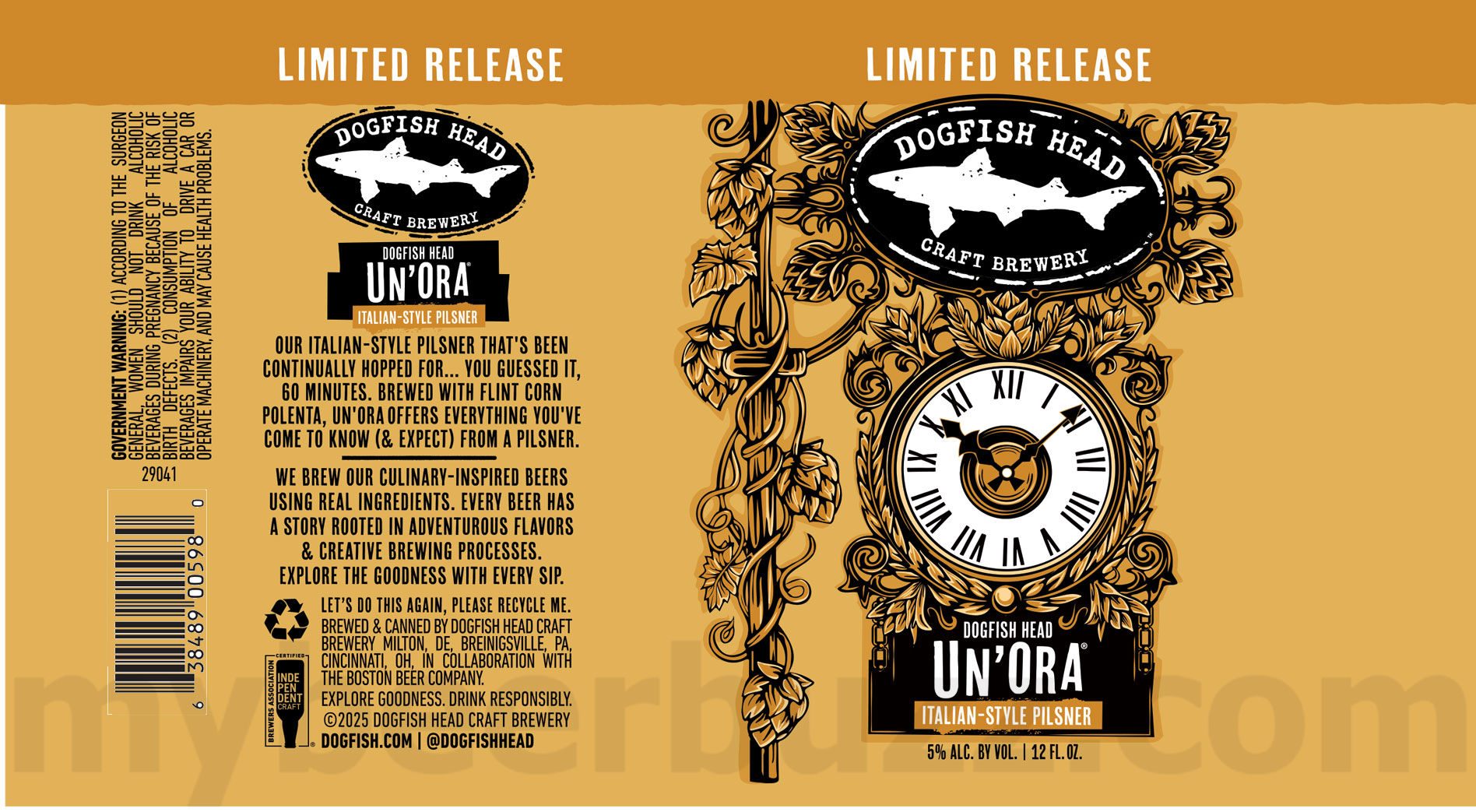 Dogfish Head Adding Un’ora Italian-Style Pilsner Cans Dogfish Head Adding Un’ora Italian-Style Pilsner Cans