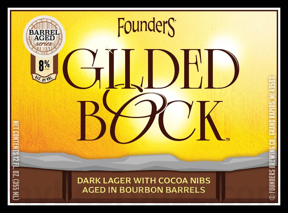 Founders Adding Gilded Bock Dark Lager To Barrel Aged Series Founders Adding Gilded Bock Dark Lager To Barrel Aged Series