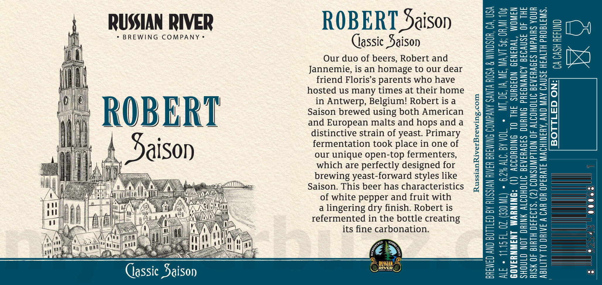Russian River Adding Robert Saison & Jannemie Saison Russian River Adding Robert Saison & Jannemie Saison