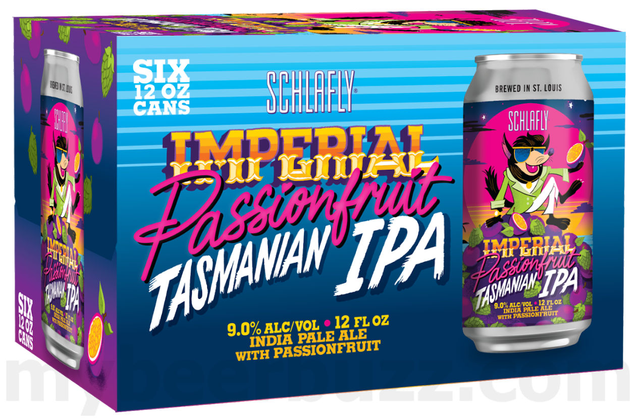 Schlafly Beer Release: Imperial Passionfruit Tasmanian IPA Schlafly Beer Release: Imperial Passionfruit Tasmanian IPA