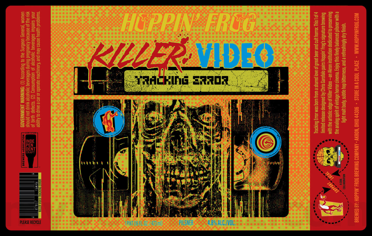 Hoppin’ Frog Adding Friendly Express Cherry Lime Shandy / Spruce Tip Pale Ale / Killer Video Tracking Error / Killer Video Cellar Dweller / Killer Video Hot Ghoul Summer 11 apostMBB 169