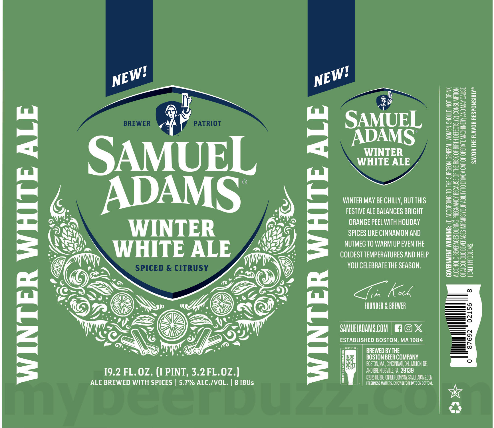 Samuel Adams Adding New Winter White Ale 19.2oz Cans Samuel Adams Adding New Winter White Ale 19.2oz Cans