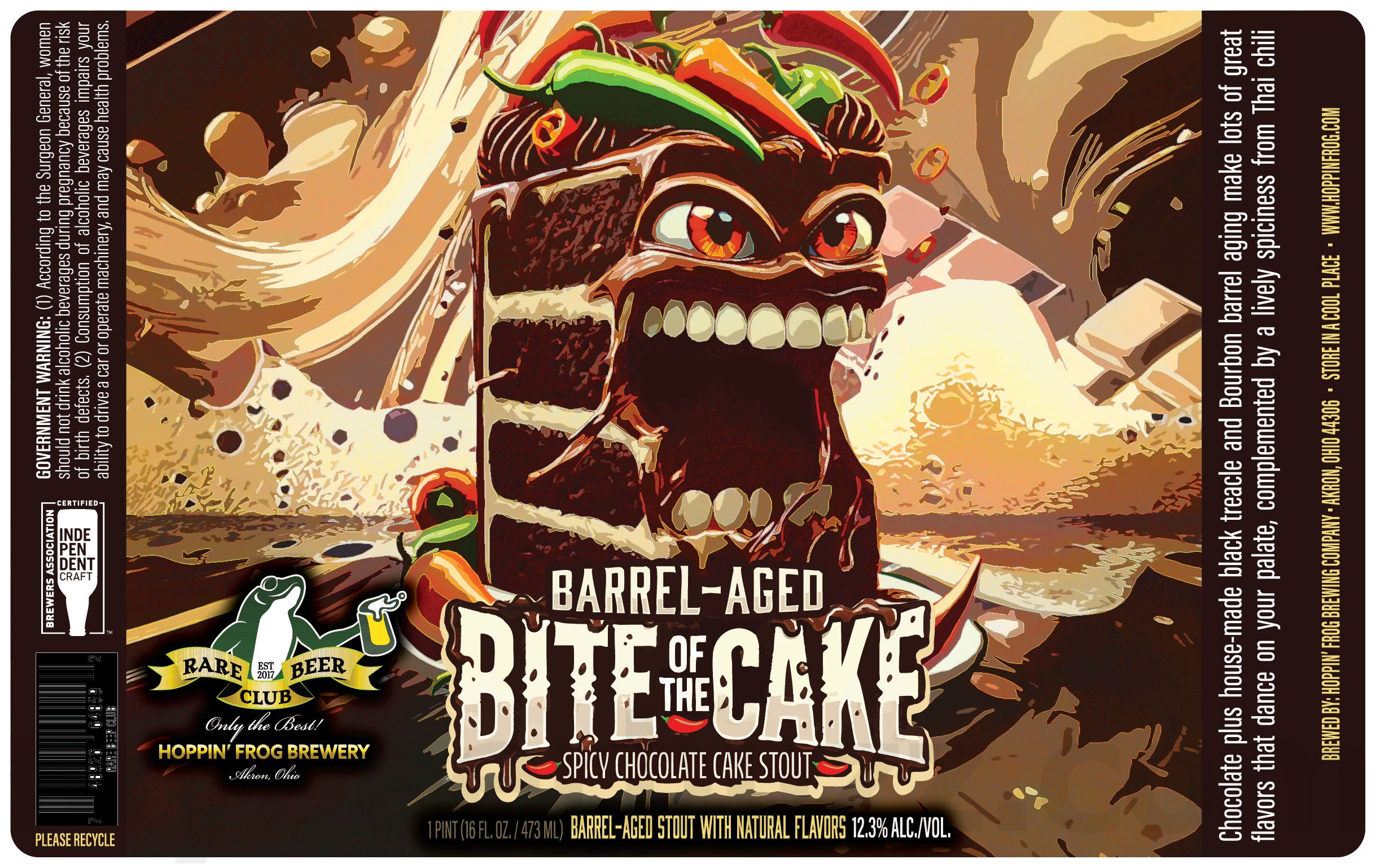Hoppin’ Frog Adding Barrel Aged B.O.R.I.S. Got Jack Overdriven Stout & Barrel-Aged Bite Of The Cake 8 apostMBB 245