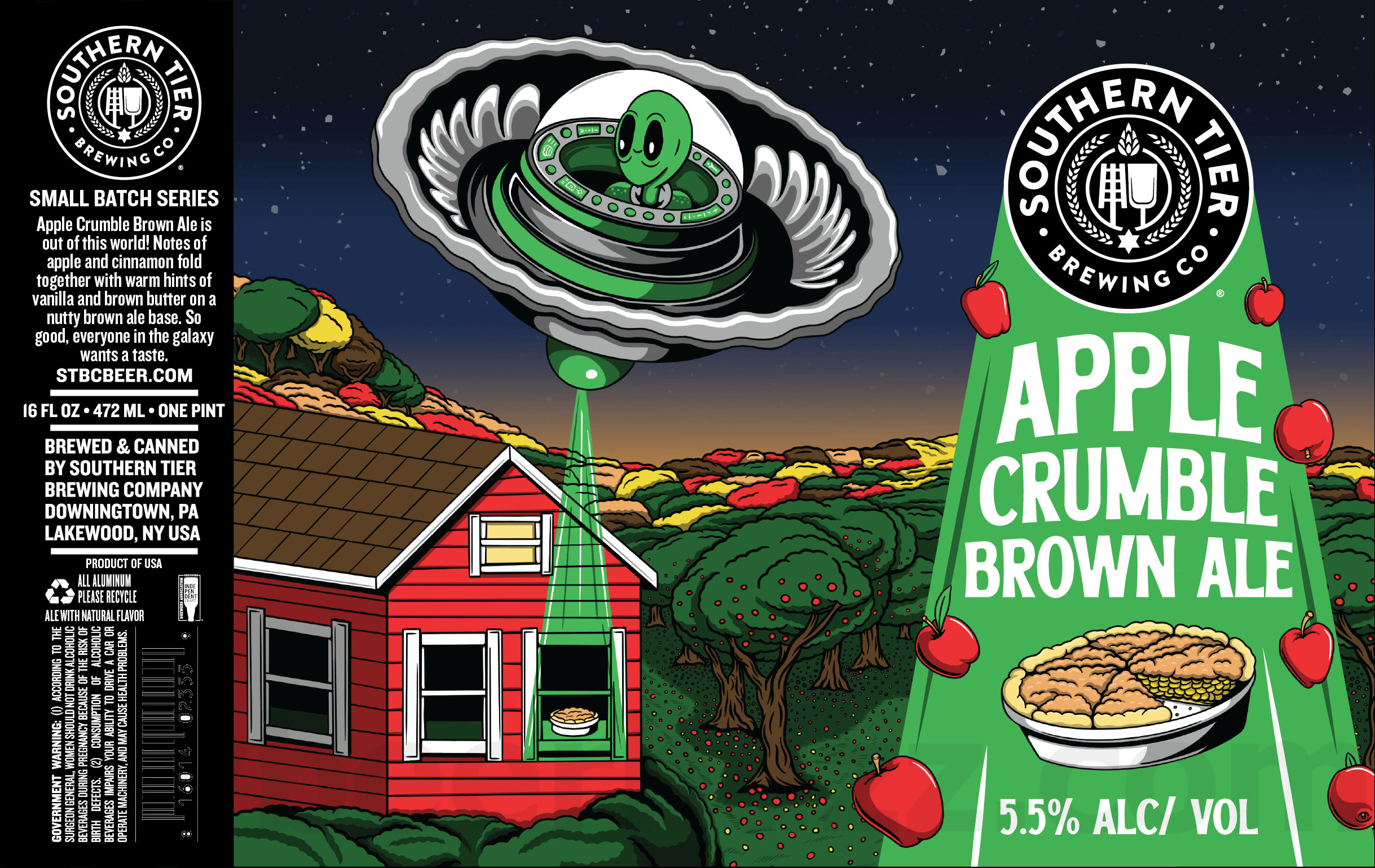 Southern Tier Adding Apple Crumble Brown Ale Southern Tier Adding Apple Crumble Brown Ale