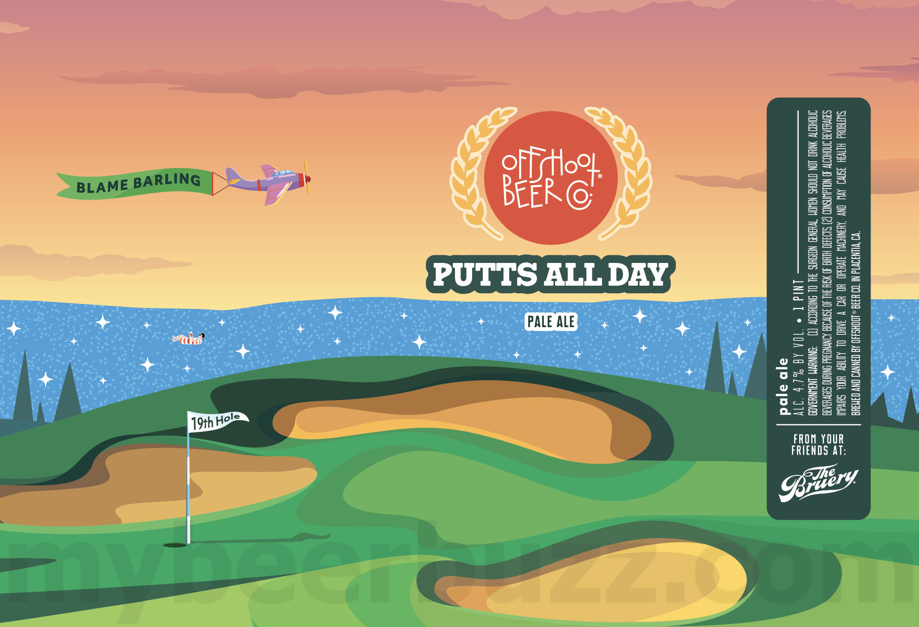 Offshoot Beer Adding Putts All Day Pale Ale Offshoot Beer Adding Putts All Day Pale Ale