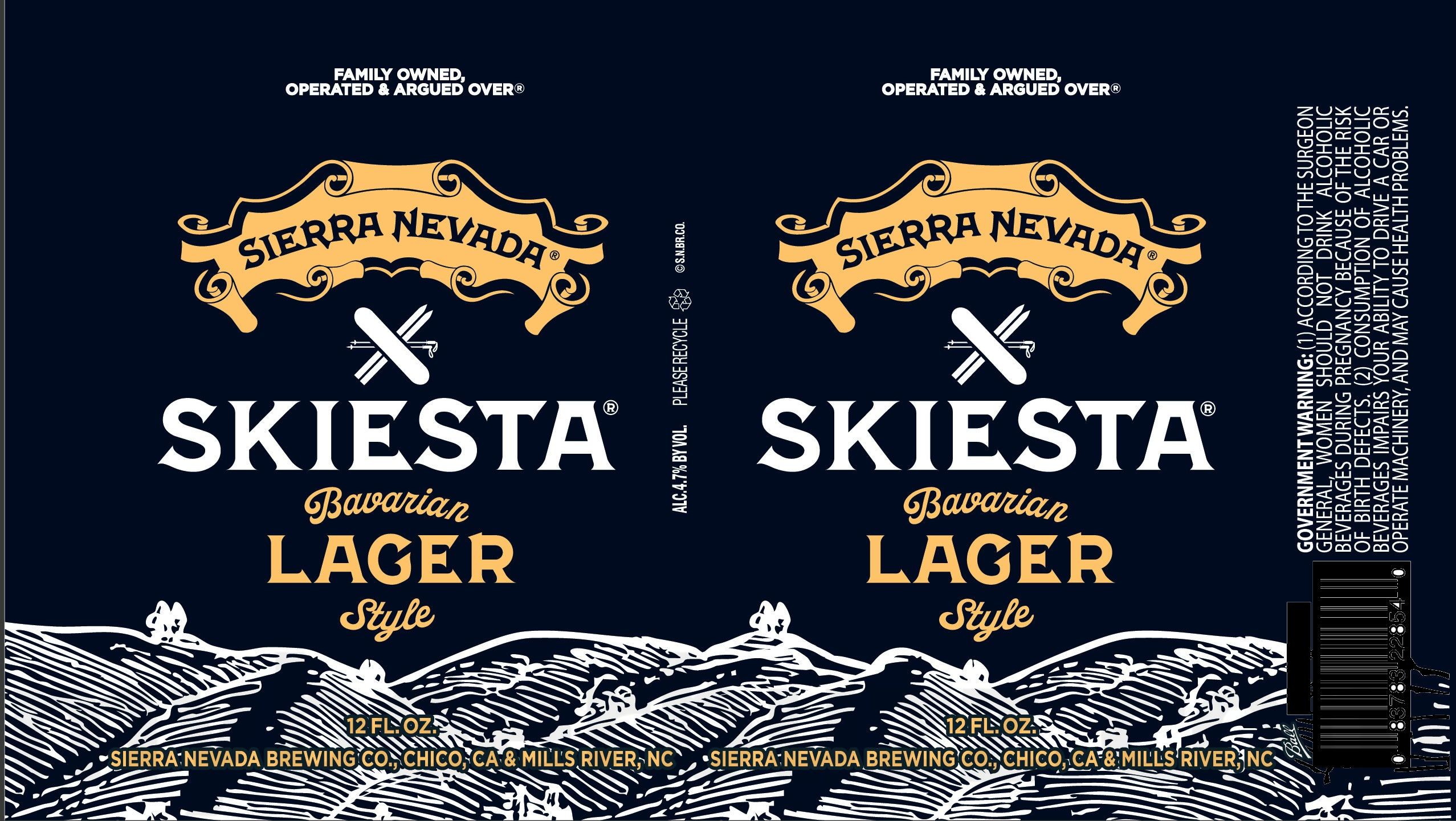 Sierra Nevada Updating Powder Day IPA & Skiesta Non-Collaboration Version Sierra Nevada Updating Powder Day IPA & Skiesta Non-Collaboration Version