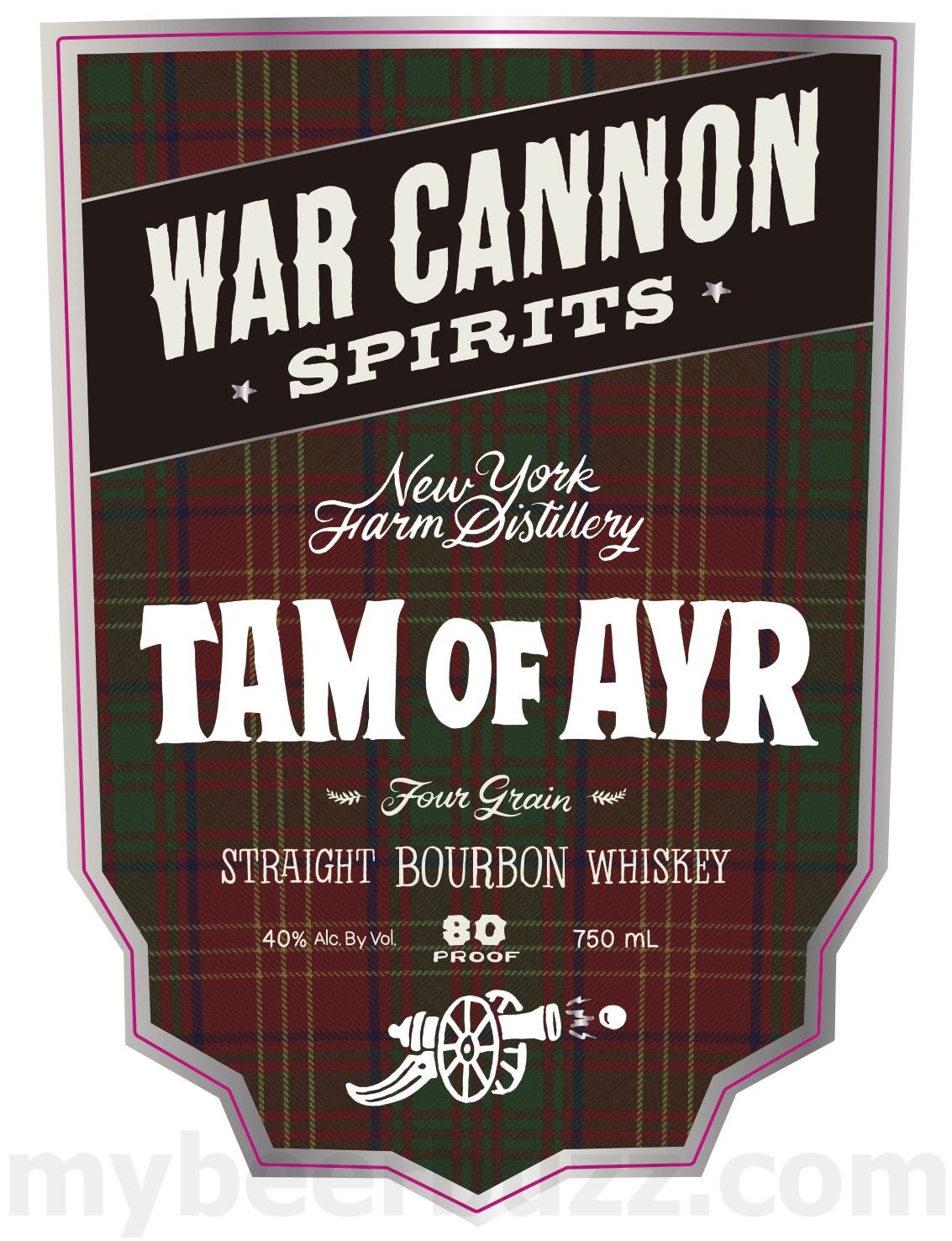 War Cannon Spirits Tam Of Ayr Four Grain Straight Bourbon Whiskey War Cannon Spirits Tam Of Ayr Four Grain Straight Bourbon Whiskey