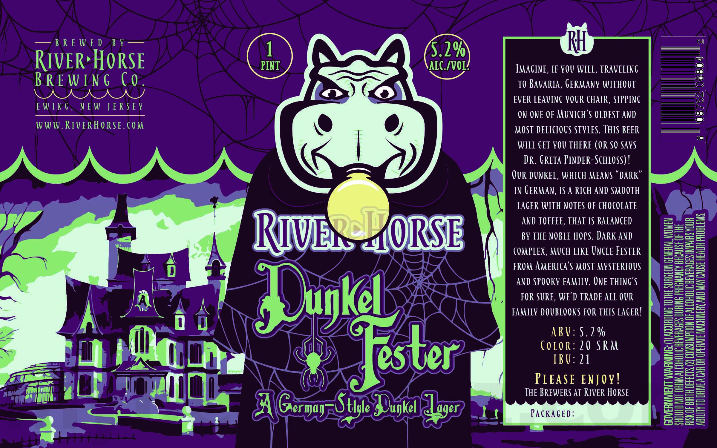 River Horse Adding Dunkel Fester German-Style Dunkel Lager River Horse Adding Dunkel Fester German-Style Dunkel Lager
