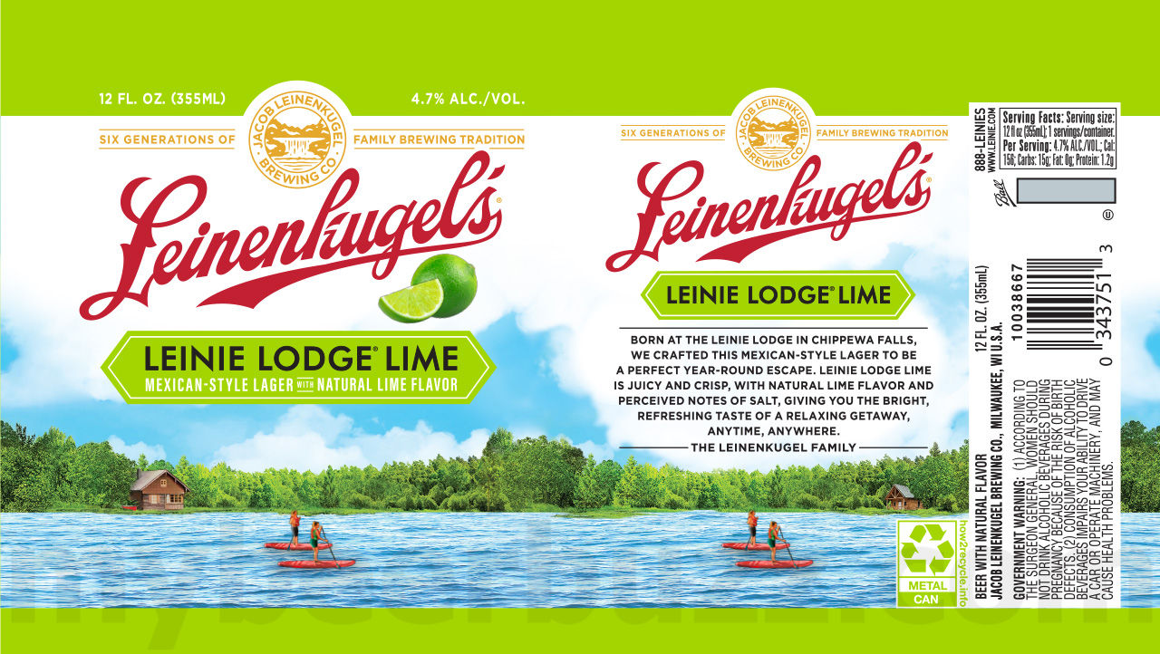 Leinenkugel’s Adding Legacy Ale 19.2oz Cans / Oktoberfest / Leinie Lodge Lime / Dark Lager / Northwoods Amber / White Mocha Stout / High Shore Shandy / Los Bravos / Viktor's Voyage 32 apostMBB 307