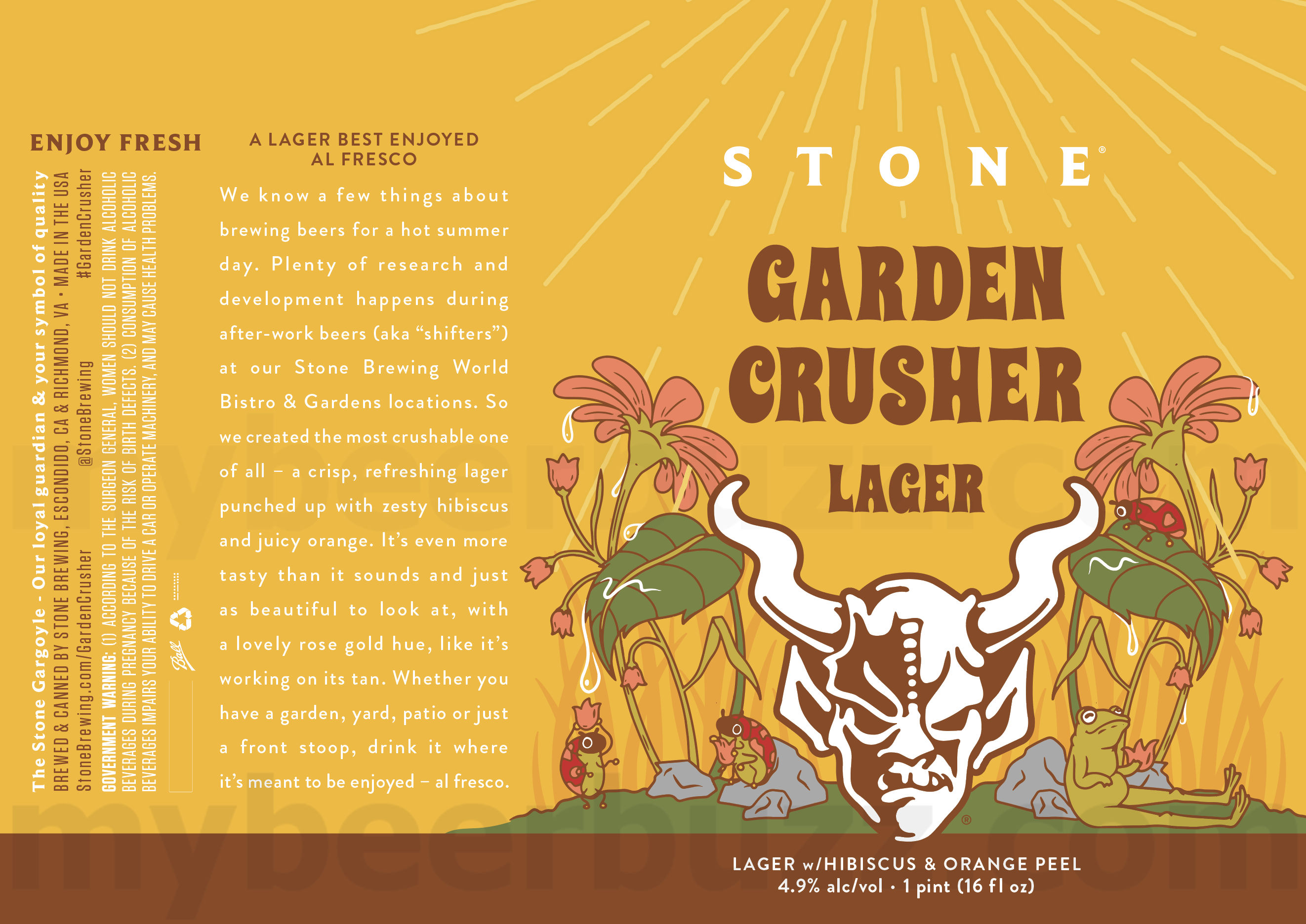 Stone Adding Garden Crusher Lager Cans Stone Adding Garden Crusher Lager Cans