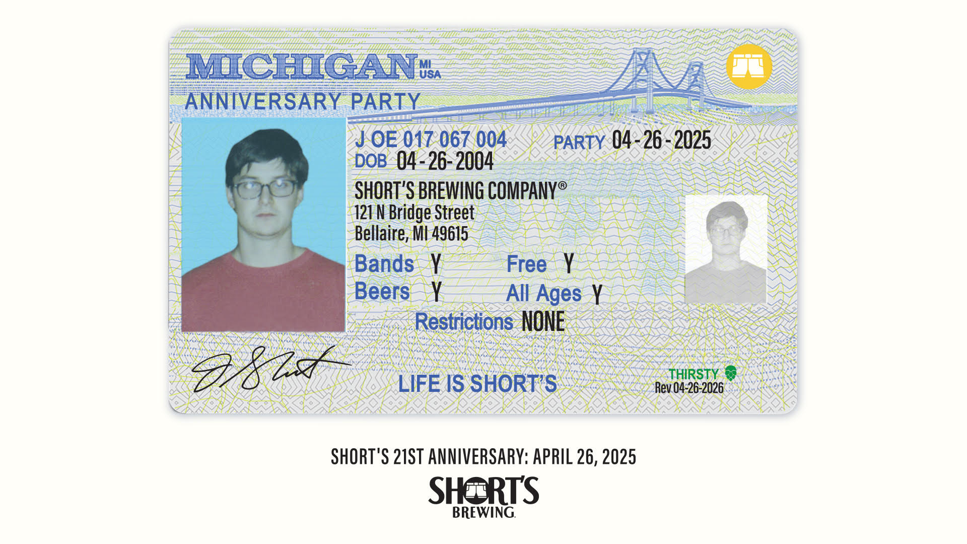 Short's 21st Anniversary Birthday Party Short's 21st Anniversary Birthday Party