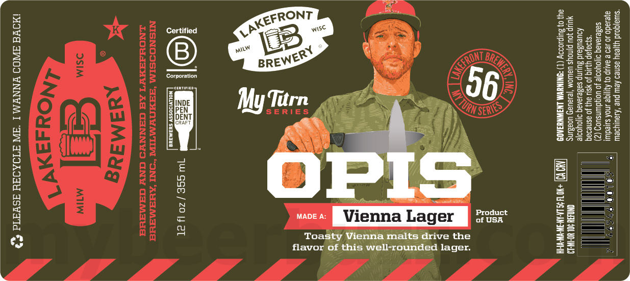 Lakefront Adding My Turn Series Opis Made A Vienna Lager Lakefront Adding My Turn Series Opis Made A Vienna Lager