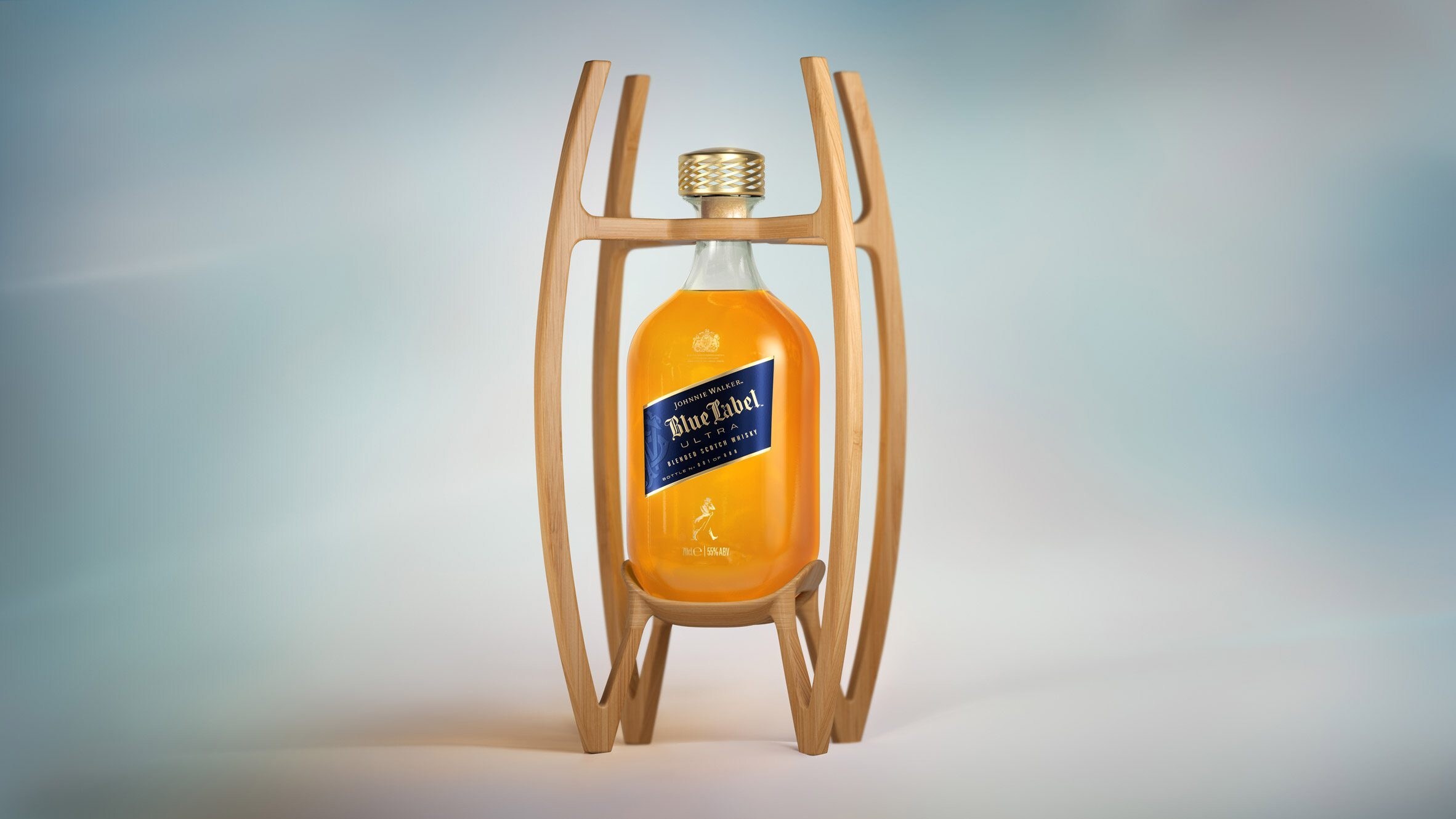 JOHNNIE WALKER ESTABLISHES A NEW STANDARD IN DESIGN INNOVATION BY INTRODUCING BLUE LABEL ULTRA, THE WORLD'S LIGHTEST WHISKY BOTTLE JOHNNIE WALKER ESTABLISHES A NEW STANDARD IN DESIGN INNOVATION BY INTRODUCING BLUE LABEL ULTRA, THE WORLD'S LIGHTEST WHISKY BOTTLE