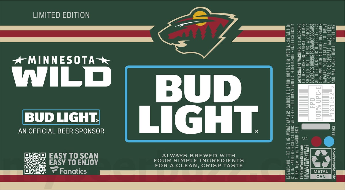Bud Light Adding College Football Fanatics Packaging / Fanatics Team Cans 48 apostMBB 346