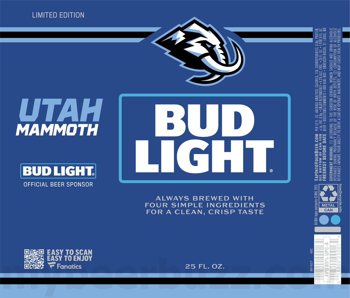 Bud Light Adding College Football Fanatics Packaging / Fanatics Team Cans 50 apostMBB 348