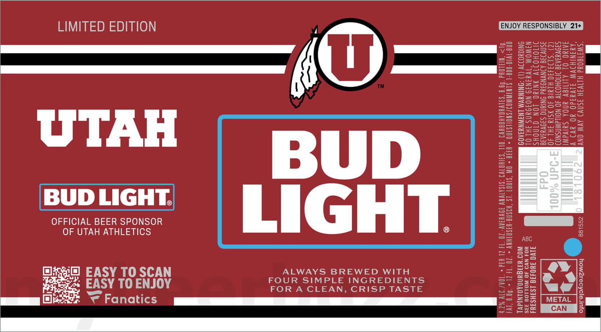 Bud Light Adding College Football Fanatics Packaging / Fanatics Team Cans 59 apostMBB 357