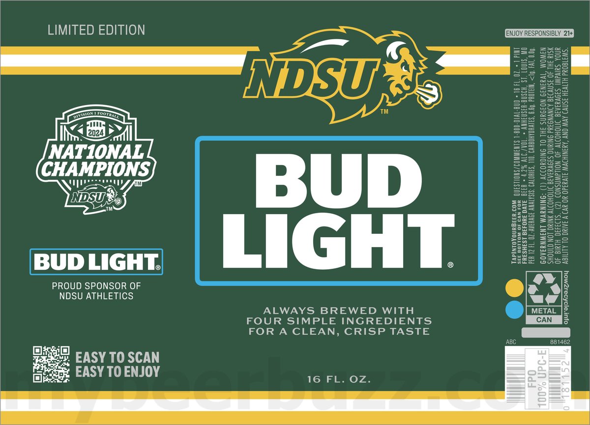 Bud Light Adding College Football Fanatics Packaging / Fanatics Team Cans 63 apostMBB 361