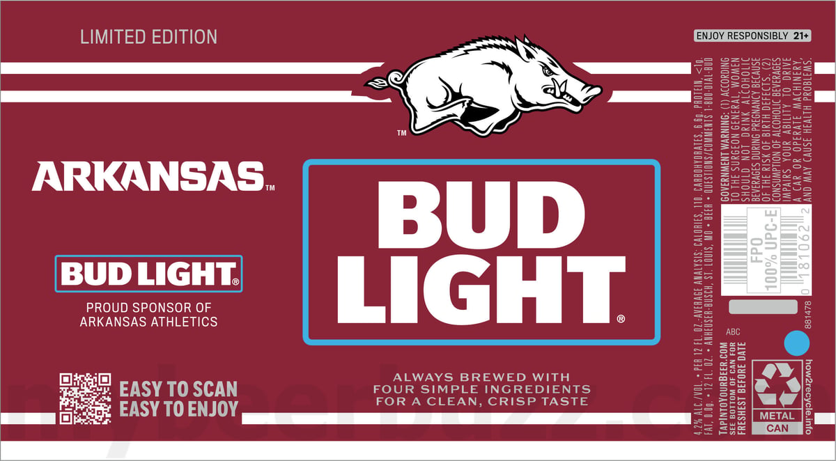 Bud Light Adding 2025 College Football Fanatics Packaging Bud Light Adding 2025 College Football Fanatics Packaging