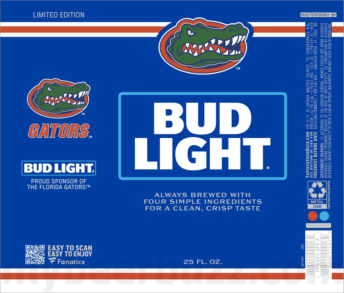 Bud Light Adding 2025 College Football Fanatics Packaging Bud Light Adding 2025 College Football Fanatics Packaging