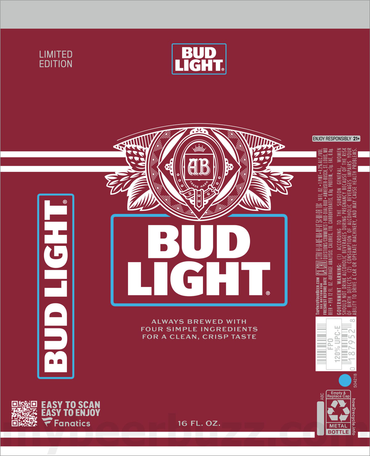 Bud Light Adding 2025 College Football Fanatics Packaging Bud Light Adding 2025 College Football Fanatics Packaging