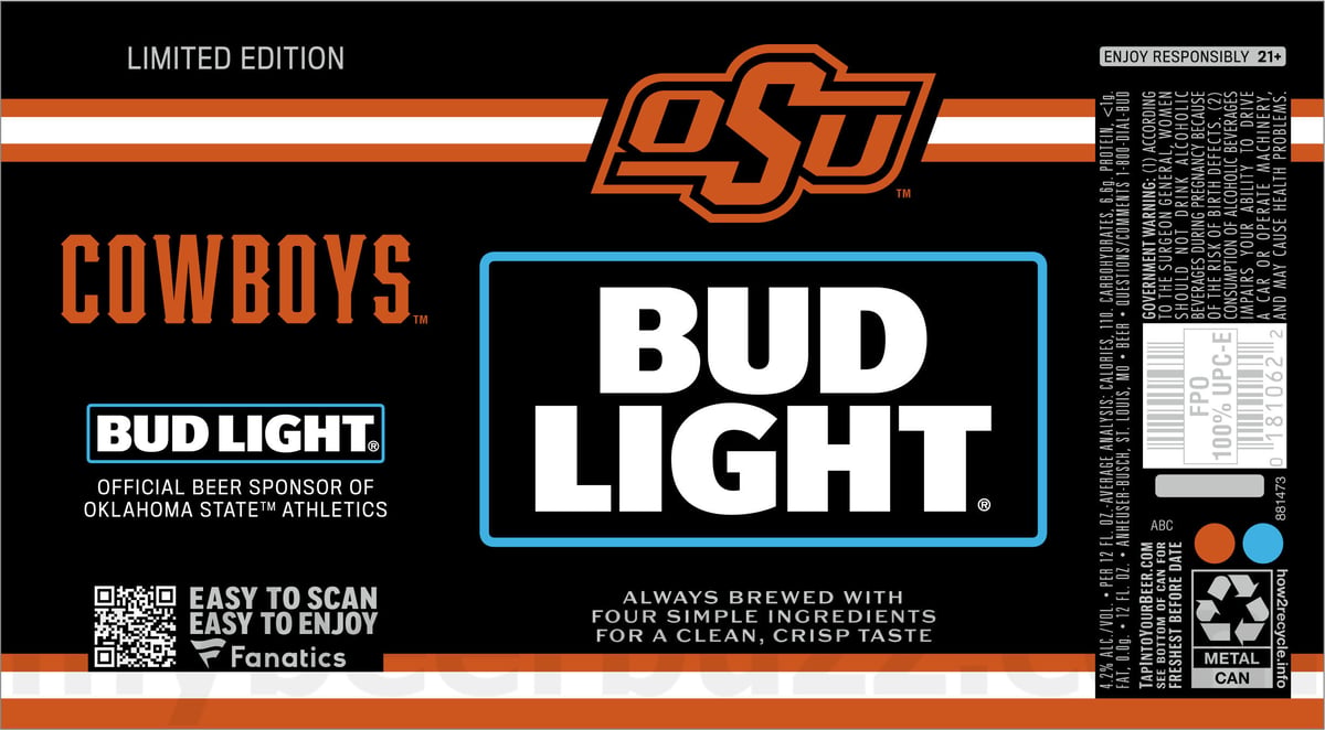 Bud Light Adding 2025 College Football Fanatics Packaging Bud Light Adding 2025 College Football Fanatics Packaging