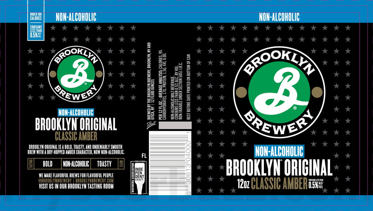 Brooklyn Brewery Adding Non-Alcoholic Brooklyn Pils, Non-Alcoholic Playa De Brooklyn, Non-Alcoholic Brooklyn Original & Non Alcoholic East IPA Brooklyn Brewery Adding Non-Alcoholic Brooklyn Pils, Non-Alcoholic Playa De Brooklyn, Non-Alcoholic Brooklyn Original & Non Alcoholic East IPA