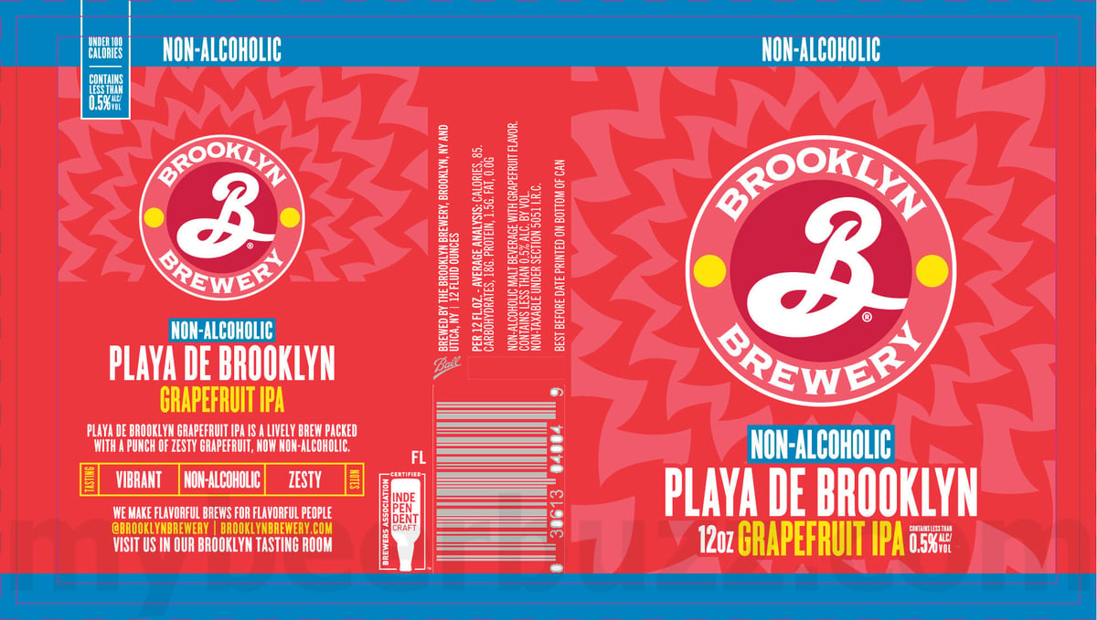 Brooklyn Brewery Adding Non-Alcoholic Brooklyn Pils & Non-Alcoholic Playa De Brooklyn Brooklyn Brewery Adding Non-Alcoholic Brooklyn Pils & Non-Alcoholic Playa De Brooklyn