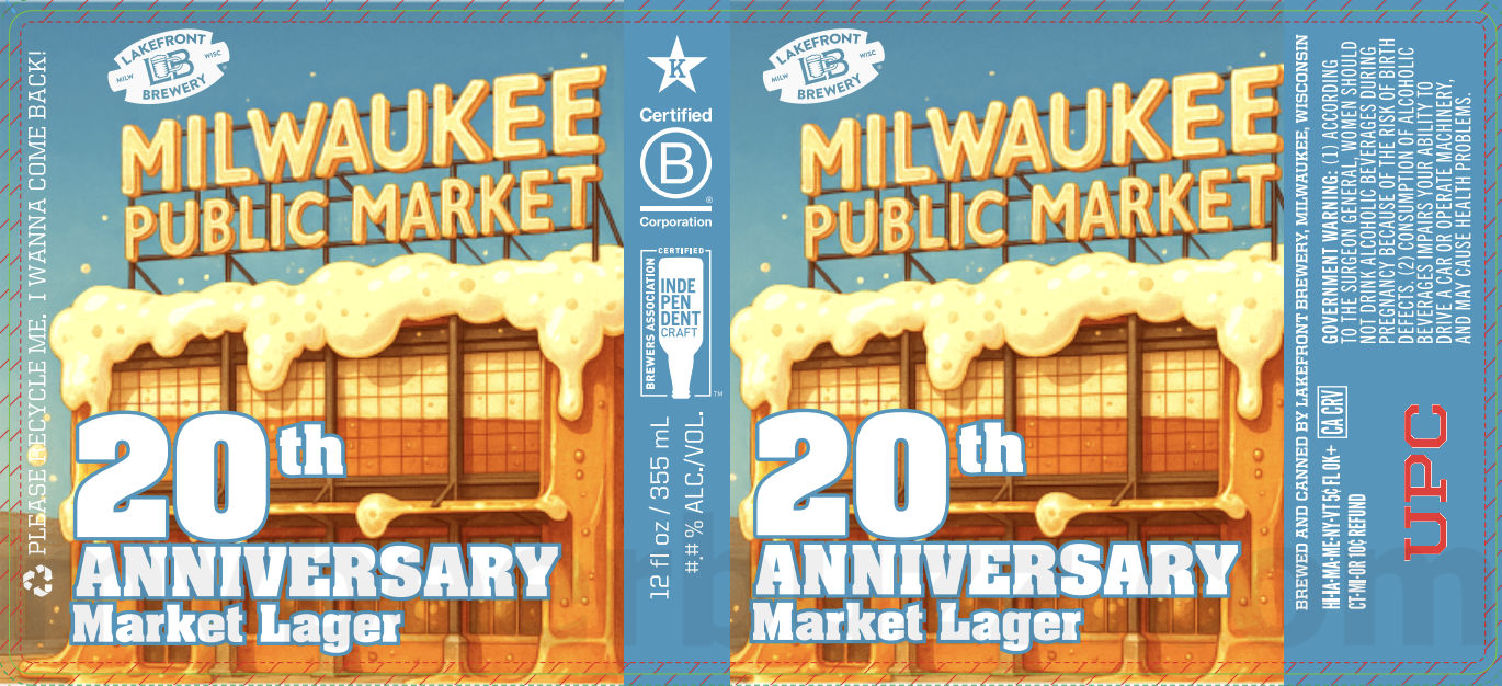 Lakefront Brewery Adding 20th Anniversary Market Lager Cans Lakefront Brewery Adding 20th Anniversary Market Lager Cans