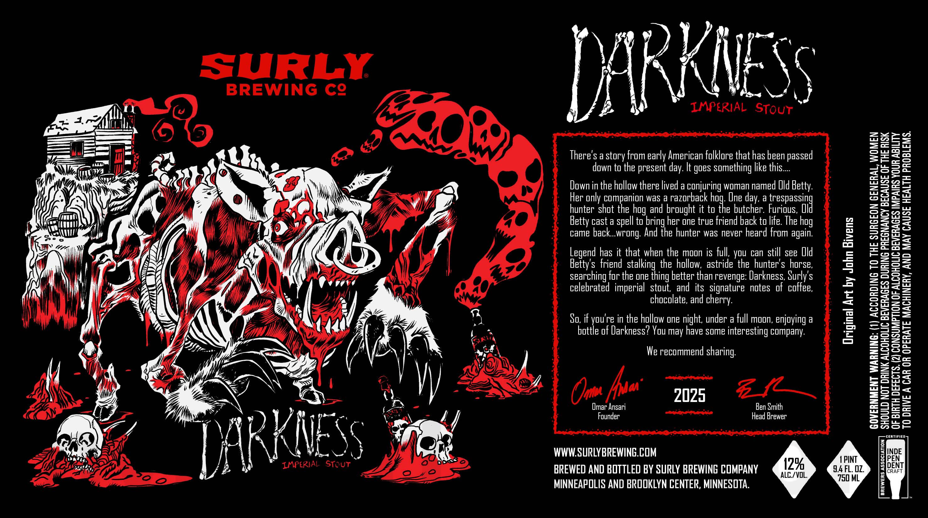 Surly Reveals 2025 Darkness Imperial Stout Cans & Bottles Surly Reveals 2025 Darkness Imperial Stout Cans & Bottles