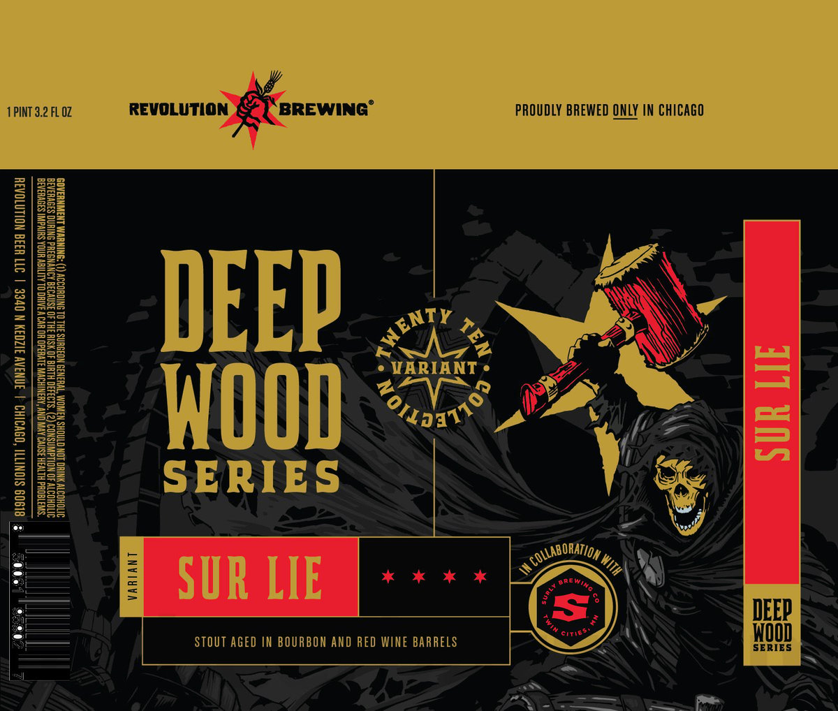 Revolution Brewing / Surly Sur Lie Collaboration Coming To Deep Woods Series Cans Revolution Brewing / Surly Sur Lie Collaboration Coming To Deep Woods Series Cans