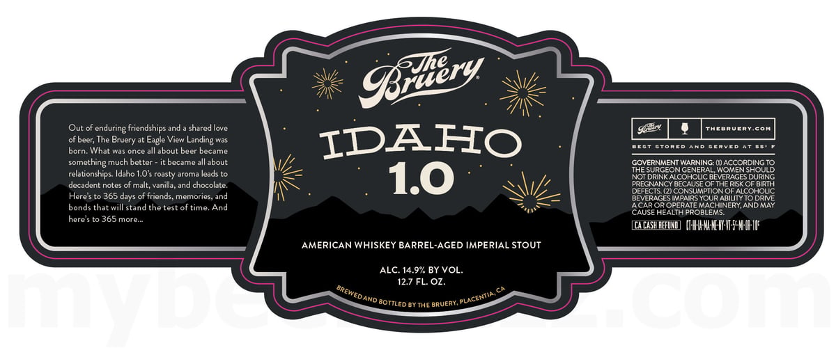 The Bruery Adding Idaho 1.0 Imperial Stout Bottles The Bruery Adding Idaho 1.0 Imperial Stout Bottles