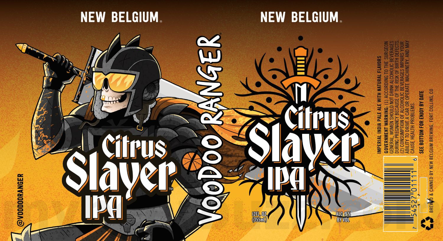 New Belgium Working On Voodoo Ranger Hop Dynasty IPA & Voodoo Ranger Citrus Slayer IPA New Belgium Working On Voodoo Ranger Hop Dynasty IPA & Voodoo Ranger Citrus Slayer IPA