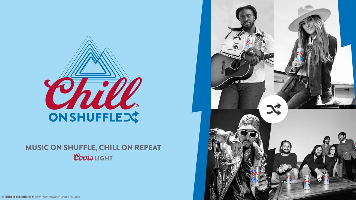 Coors Light® Announces New "Chill on Shuffle" Music Platform Headlined by Music Artists Lainey Wilson, Shaboozey, Yandel and Mt. Joy Coors Light® Announces New "Chill on Shuffle" Music Platform Headlined by Music Artists Lainey Wilson, Shaboozey, Yandel and Mt. Joy