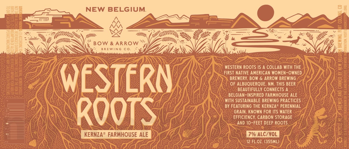 New Belgium Teaming Up With Bow & Arrow For Western Roots Kernza Farmhouse Ale 8 apostMBB 99