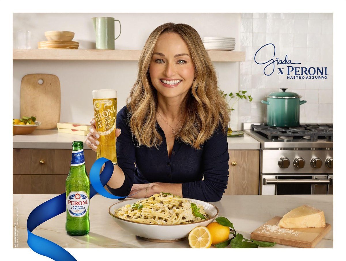 Giada De Laurentiis and Italian Beer Brand Peroni Announce New Partnership Giada De Laurentiis and Italian Beer Brand Peroni Announce New Partnership